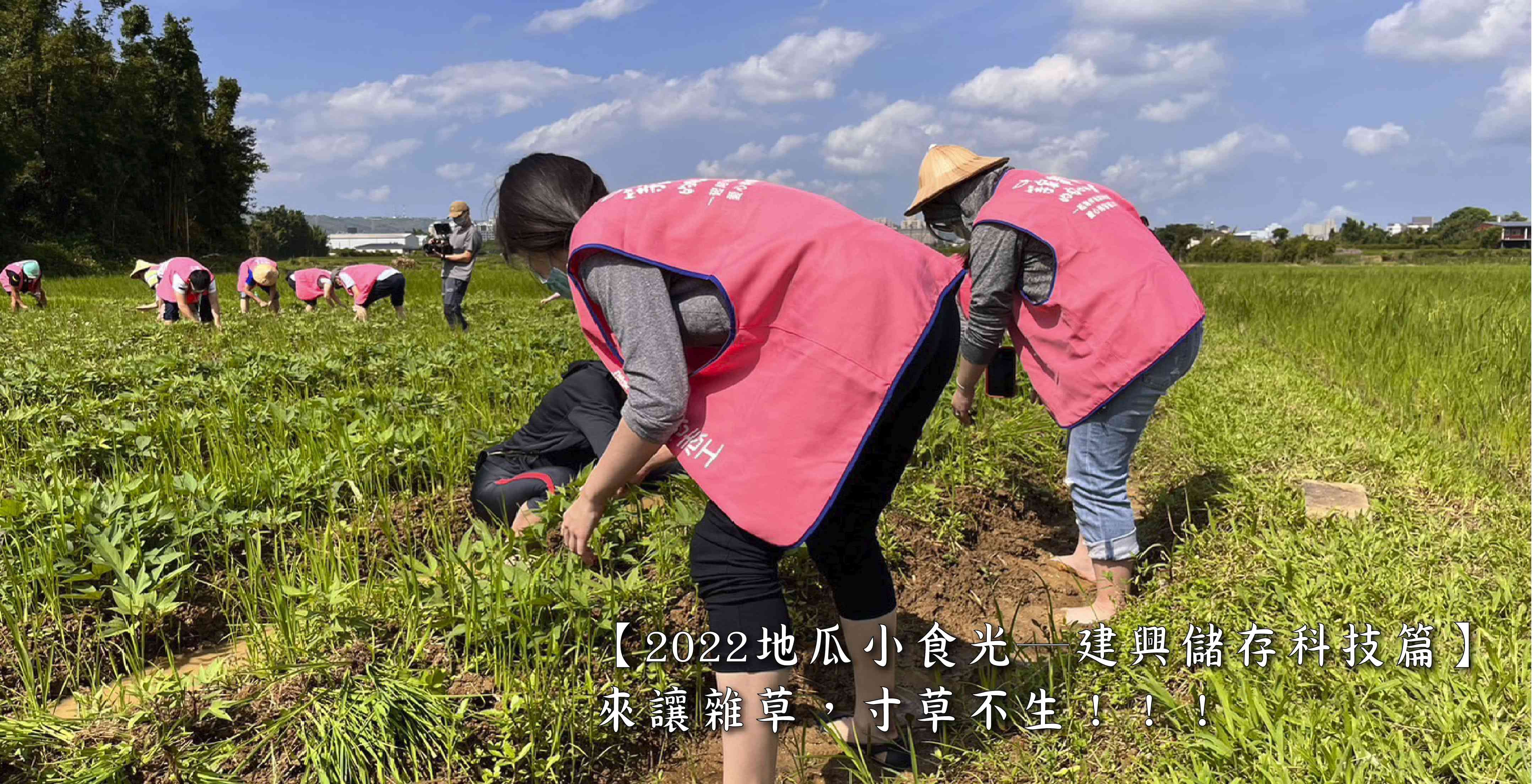 【２０２２地瓜小食光─建興儲存科技篇】來讓雜草，寸草不生！！！