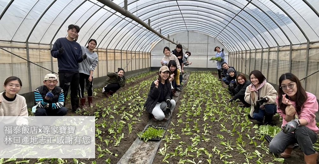 【福泰飯店集團】為等家寶寶栽種健康蔬果　用愛種植幼苗｜公益活動、企業ＣＳＲ