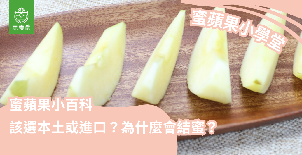 蜜蘋果小百科｜蜜蘋果該選本土或進口？為什麼會結蜜？有蠟就不好？