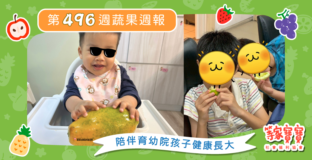 【夢想發酵，看見陪伴孩子的重量】育幼院蔬果配送第496週