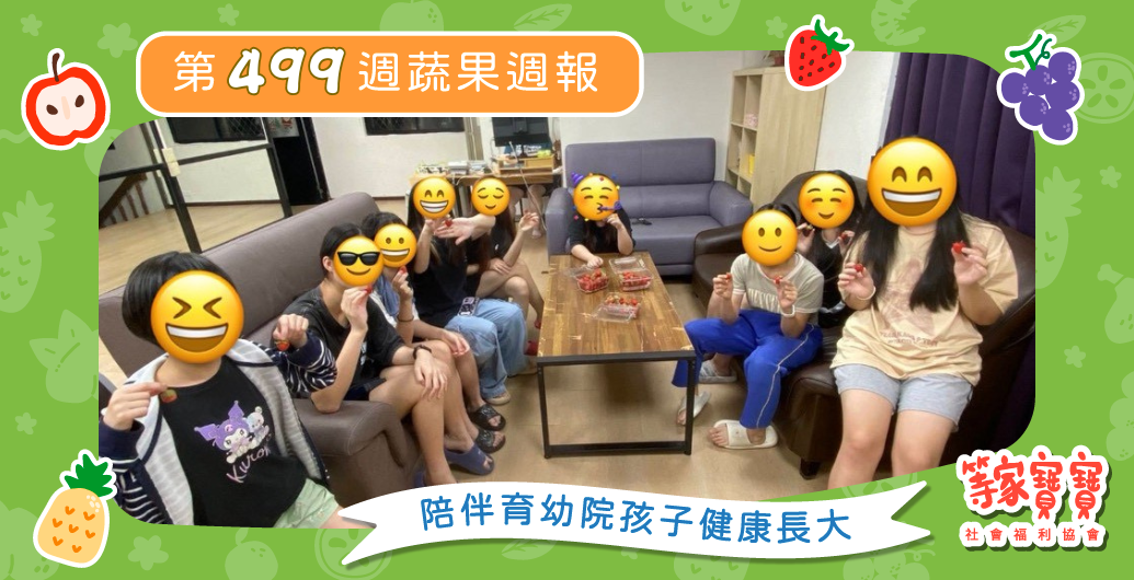【攜手築夢，讓愛持續發生】育幼院蔬果配送第499週