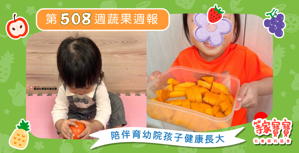 【從鏡頭到賽道，陪孩子追上自己的夢想】育幼院蔬果配送第508週