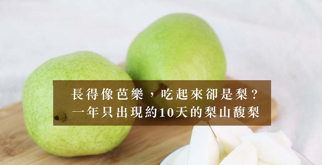 長得像芭樂，吃起來卻是梨？一年只出現10天的梨山馥梨