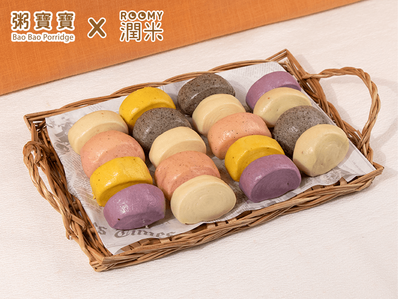 【粥寶寶×潤米ROOMY】寶寶迷你饅頭