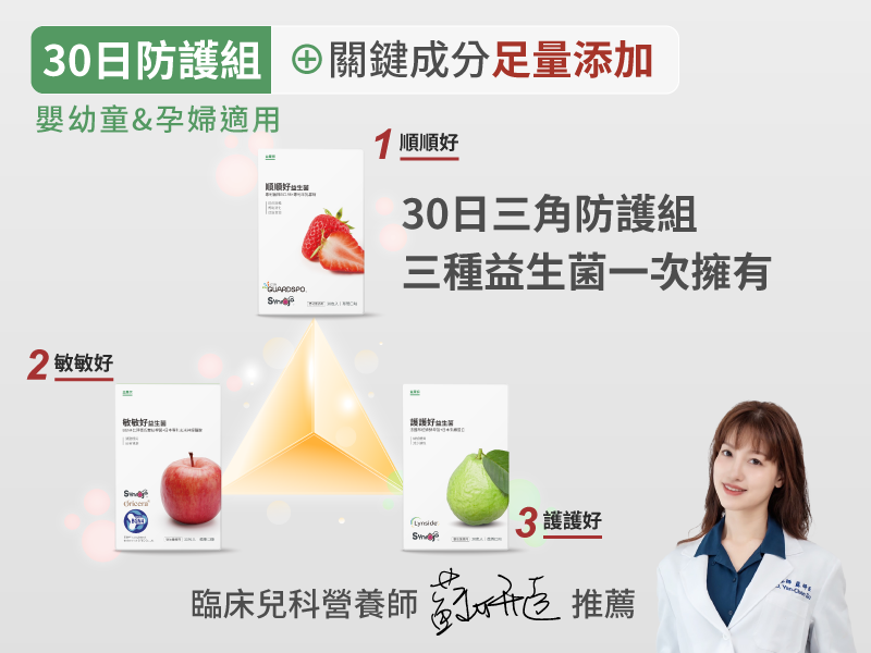 益生菌30日三角防護組