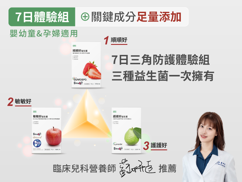 益生菌7日三角防護體驗組