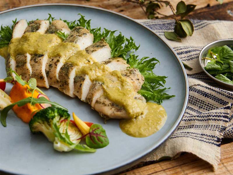 【野人舒食】熱那亞羅勒雞胸