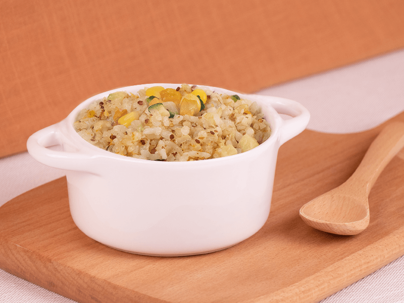 一歲半以上-藜麥櫛瓜雞肉炒飯