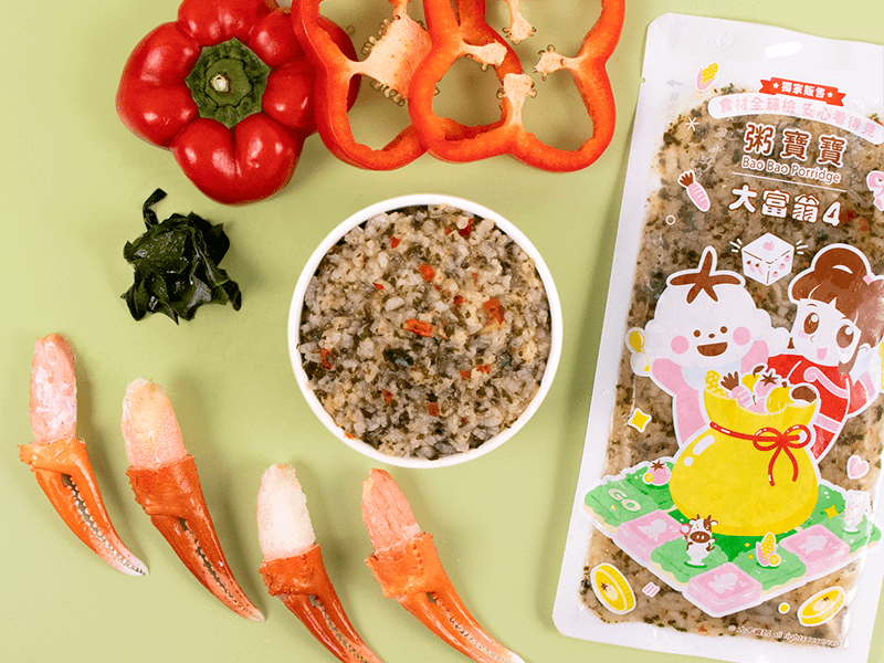 大富翁-大寶寶-松葉蟹海帶鮮蔬粥