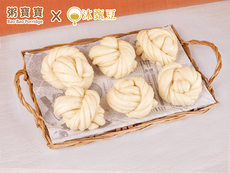 【粥寶寶×沐甄豆】寶寶乾酪花捲