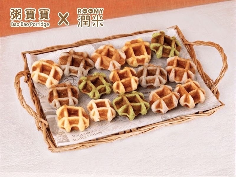 【粥寶寶×潤米ROOMY】寶寶迷你鬆餅