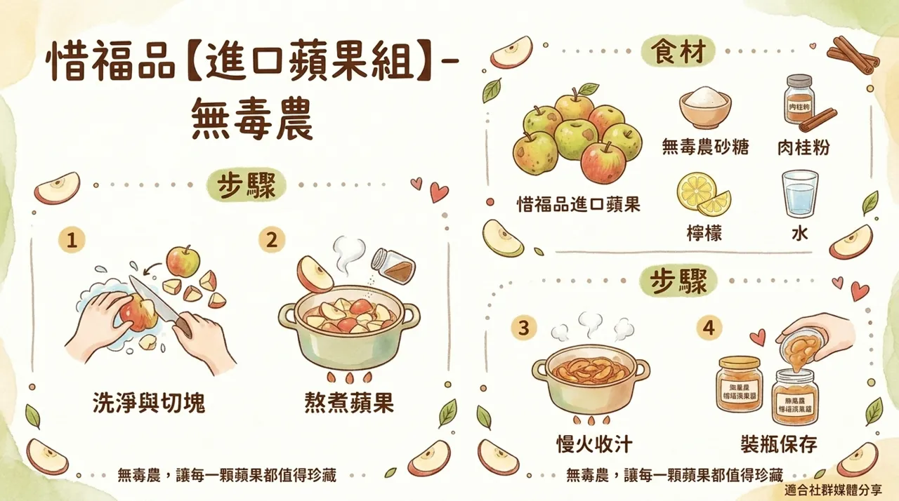 【惜福食譜】肉桂蘋果醬做法：進口蘋果變身冬日暖心果醬