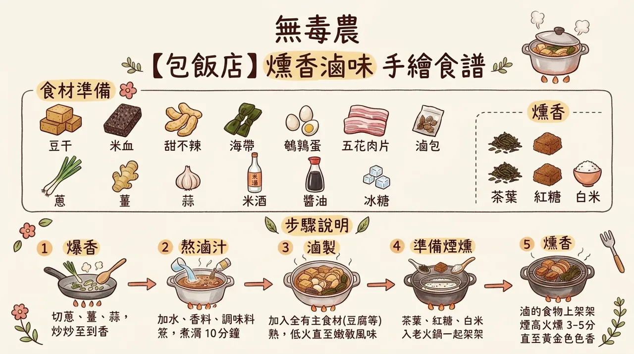 燻香滷味做法教學｜在家做出茶香煙燻滷味，滷汁比例與上色秘訣一次看
