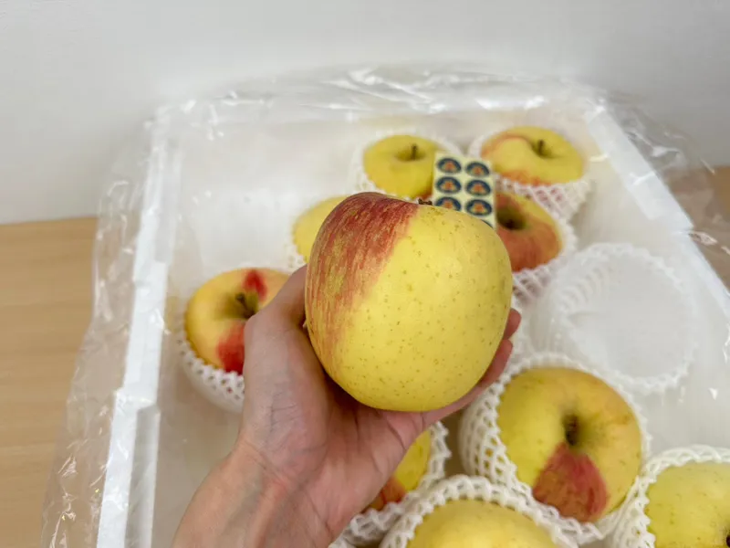 日本白富士蘋果商品頁照片