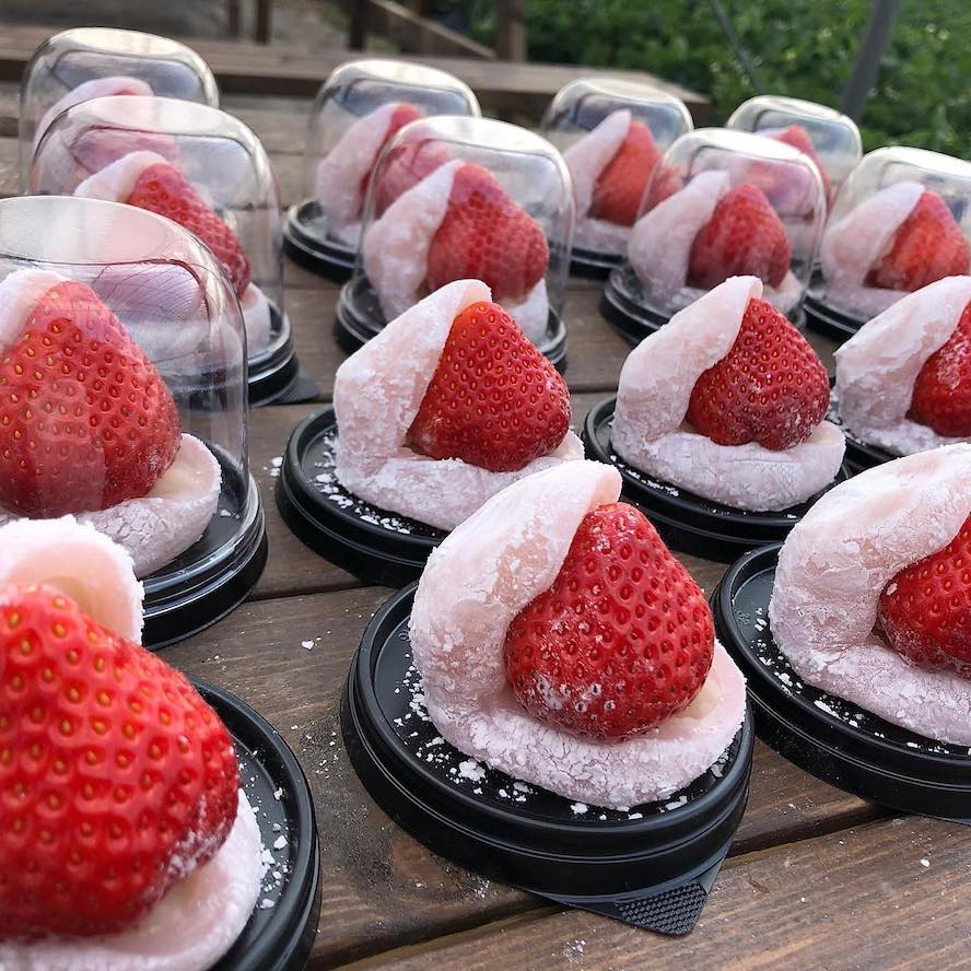 甘王草莓大福