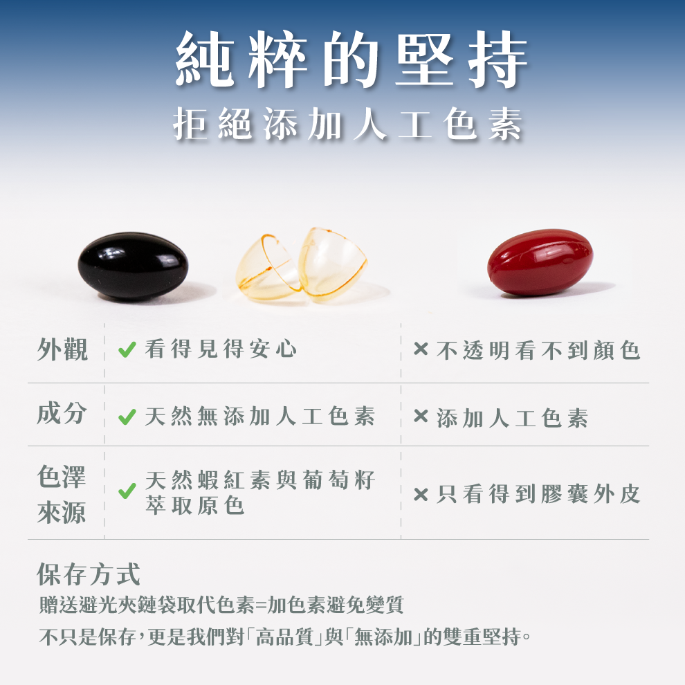 拒絕添加人工色素